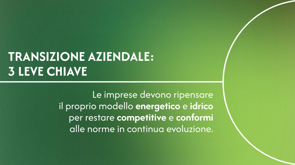 Transizione aziendale: 3 leve chiave per un futuro più sostenibile